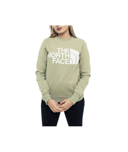 Sudadera sin capucha The North Face Standard Crew W Green