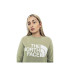 Sudadera sin capucha The North Face Standard Crew W Green