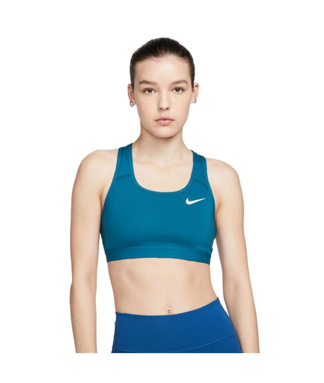 Sujetador deportivo Nike Swoosh W Blue