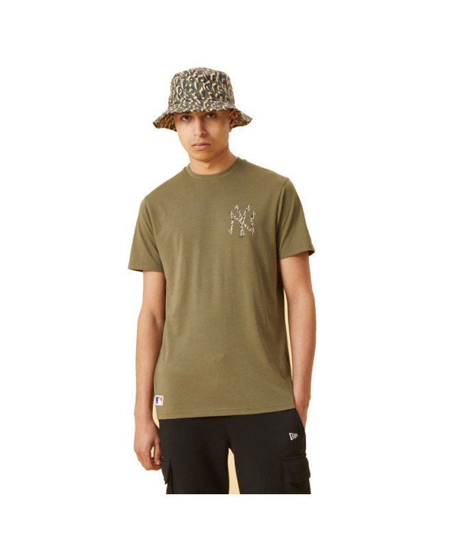 Camiseta New Era MLB New York Yankees M Khaki