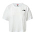 Camiseta The North Face Cropped W White