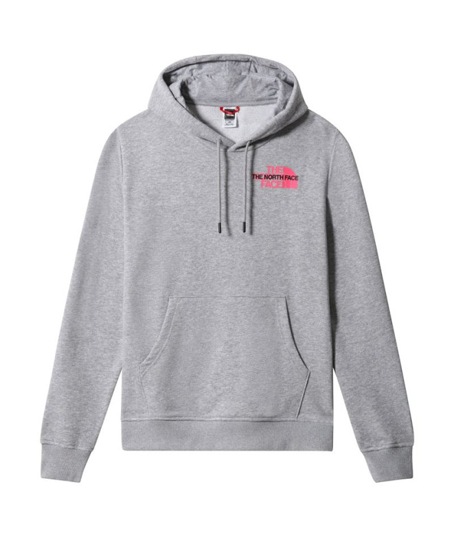 Sudadera The North Face Graphic Print M Gray
