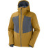 Chaqueta de esquí Salomon Highland M Brown