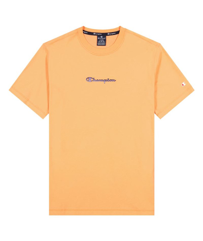 Camiseta Champion Crewneck T-Shirt M Orange