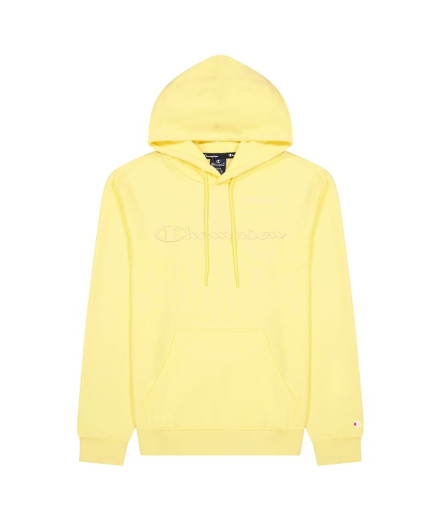 Sudadera Champion Script Logo Hoodie M Light Yellow