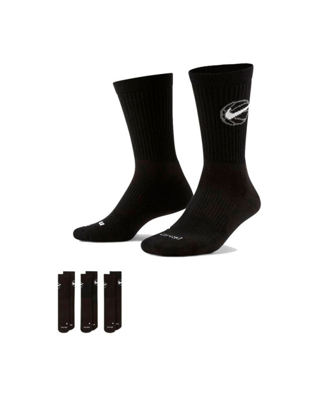 Calcetines Nike Everyday Crew Black