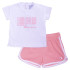 Conjunto Champion T-Shirt And Tracksuit Baby White