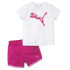 Conjunto Puma Minicats Alpha Short bebé Pink