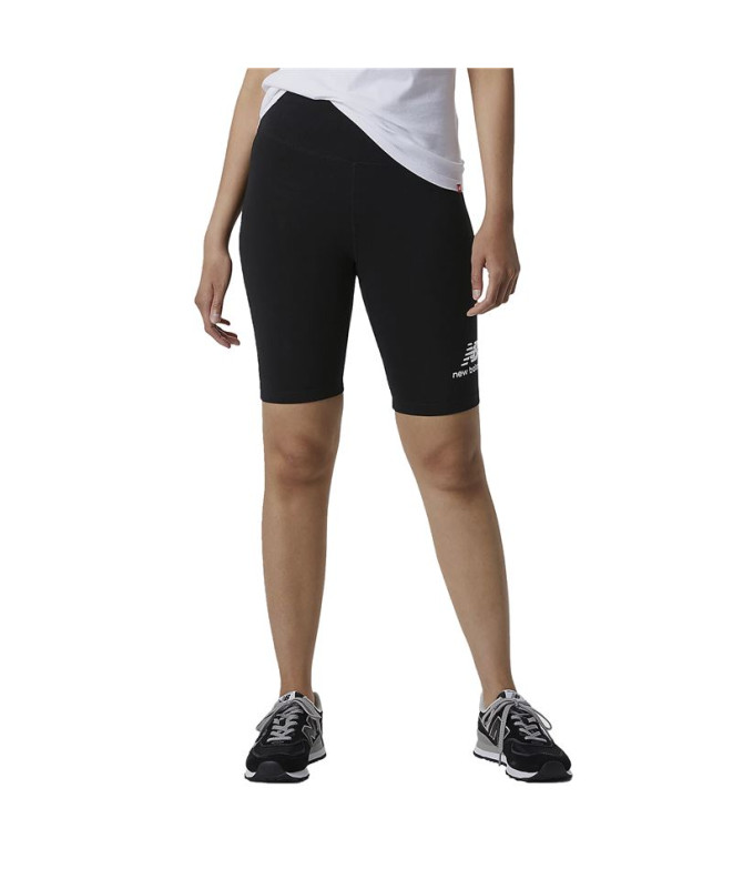 Mallas New Balance Essentials Stacked Fitted Black