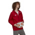 Chaqueta con capucha de fútbol adidas Entrada 22 All-Weather Red M