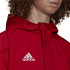 Chaqueta con capucha de fútbol adidas Entrada 22 All-Weather Red M