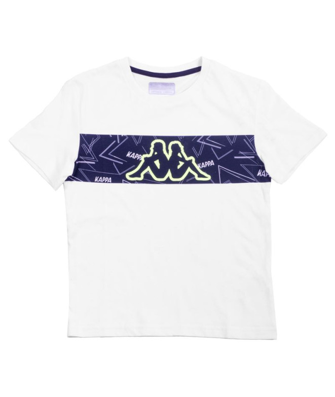 Camiseta Kappa Skoto Kid Boy White