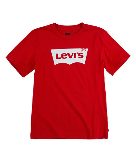 Camiseta de manga corta Levi's Batwing Boys Red