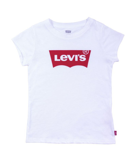 Camiseta de manga corta Levi's Batwing Boys White
