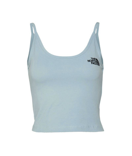 Camiseta de tirantes The North Face Crop Tank W Beta blue
