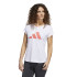 Camiseta de fitness adidas Training 3B W White