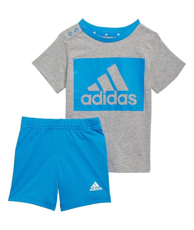 Conjunto adidas Essentials Kids Grey