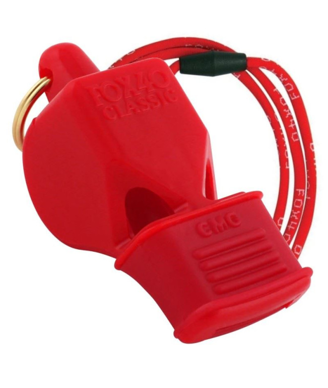 Silbato con cordón FOX 40 Classic CMG Red