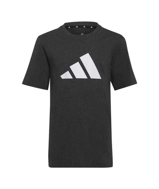 Camiseta adidas Future Icons Logo 3 bandas Black