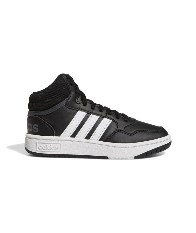 Zapatillas adidas Hoops Mid Kids Negro
