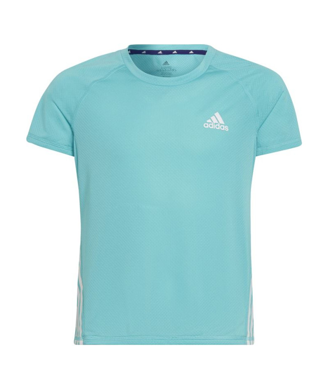 Camiseta adidas AEROREADY 3 bandas Niña Bl