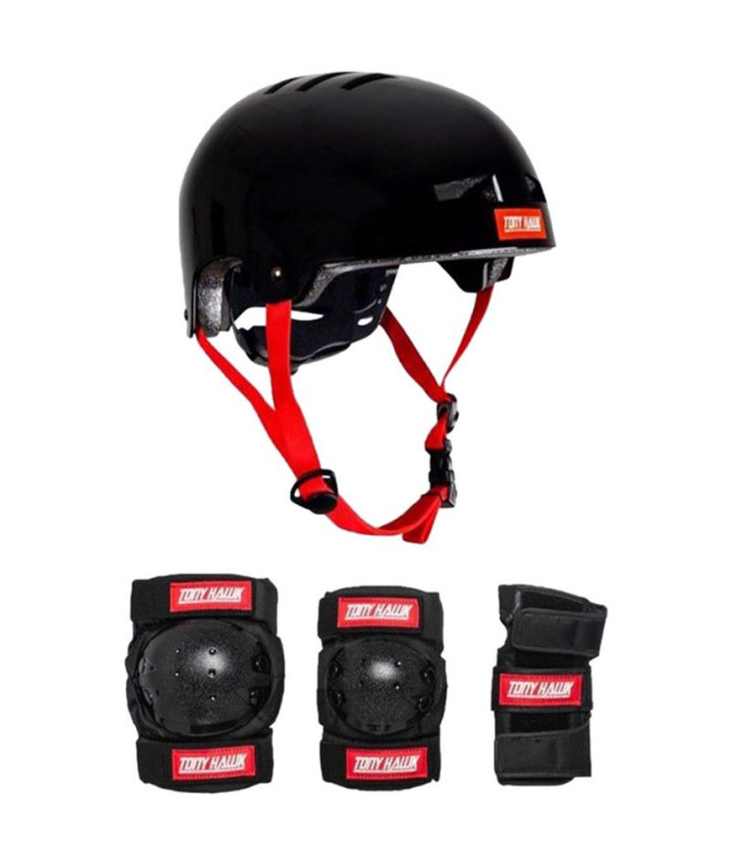Kit de skate Tony Hawk Protective Set Infantil BK