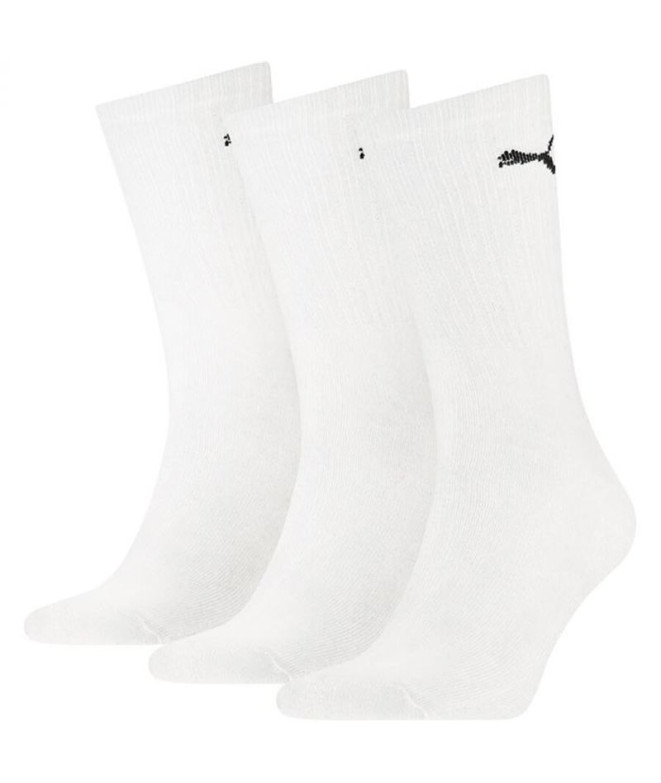 Calcetines Puma Crew x3 White