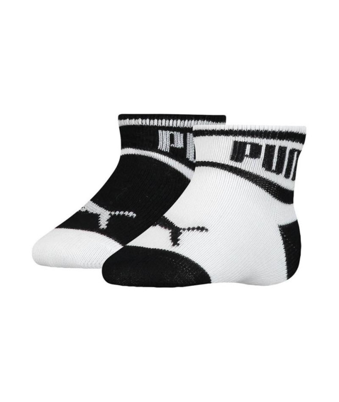 Calcetines Puma Baby Wording x2 Bck/White