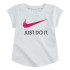 Camiseta Nike Swoosh JDI Niña Blanco