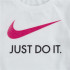Camiseta Nike Swoosh JDI Niña Blanco