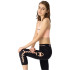 Mallas de fitness Champion Quick-Dry Script Logo Crop Mujer BK