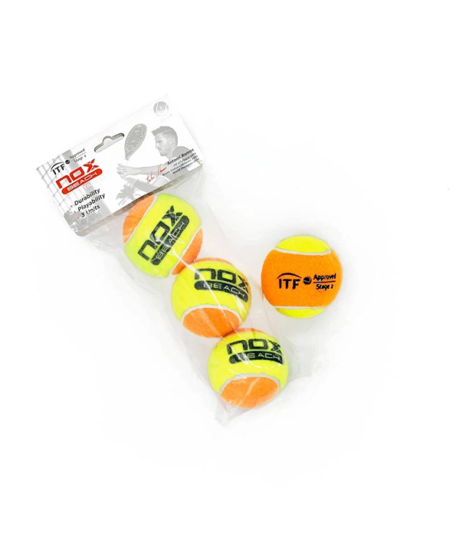 Pelotas de tenis Nox 3 Pro Titanium Beach YW