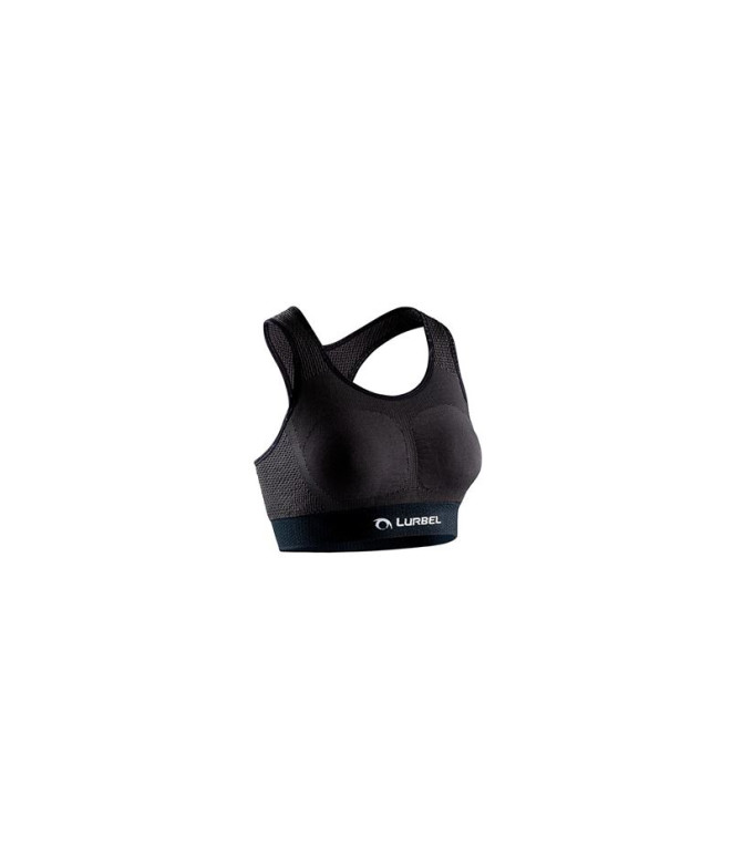 Sujetador de running Lurbel Cristallo Mujer Black