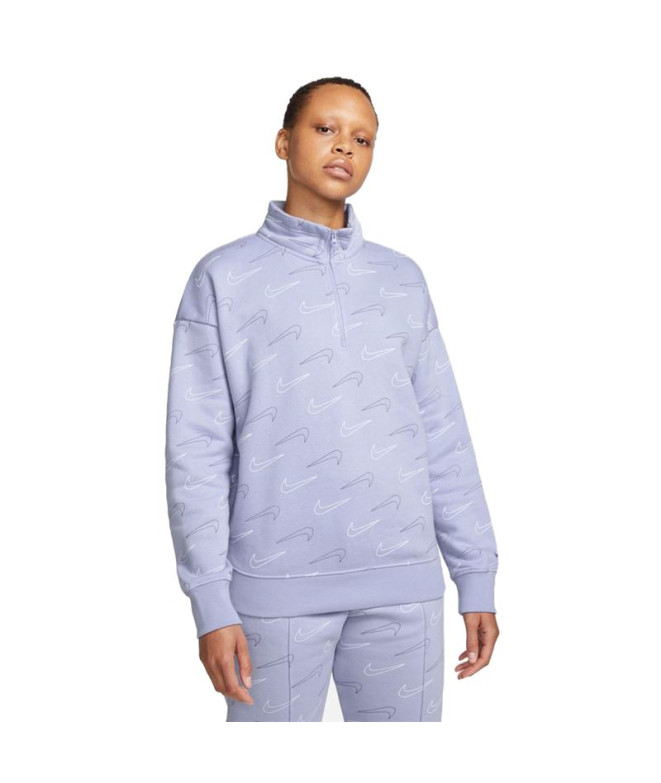 Sudadera Nike Sportswear Mujer Lila
