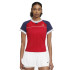 Camiseta de tenis Nike Court Dri-Fit Slam Mujer Rojo