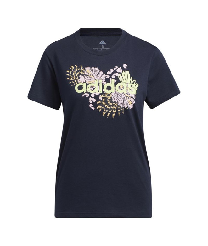 Camiseta adidas Farm Print Graphic Mujer BK