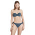 Top bikini Ysabel Mora Bandeau Push-Up Copa B Azul