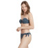 Top bikini Ysabel Mora Bandeau Push-Up Copa B Azul
