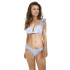 Top bikini Ysabel Mora Volante Copa C Azul