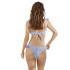 Top bikini Ysabel Mora Volante Copa C Azul