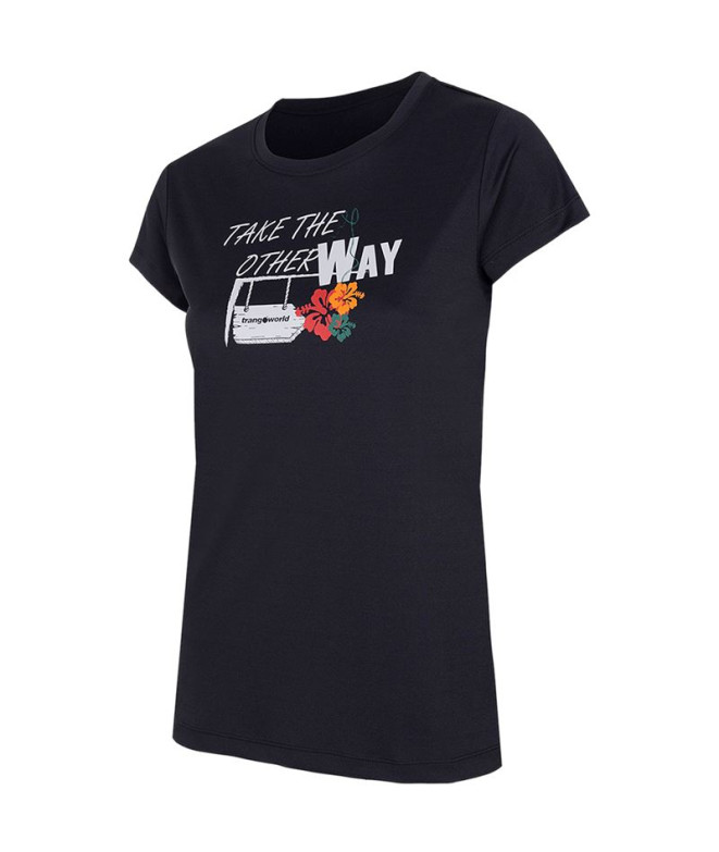 Camiseta de montaña Trangoworld Myra Mujer BK
