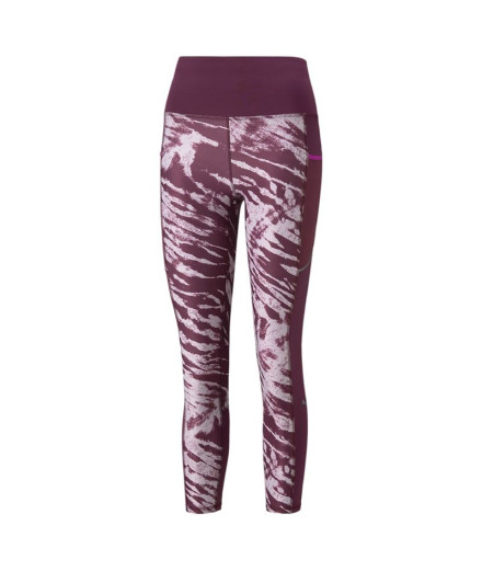 Mallas 7/8 Puma run 5k Mujer Purple