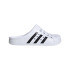 Zueco adidas Adilette White/Black