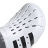 Zueco adidas Adilette White/Black