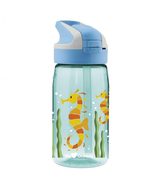 Botella Tritan Laken 0,45L Tapón Summit Caballito