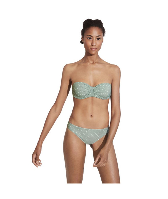 Top bikini Ysabel Mora Bandeau Copa C Green