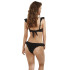 Top bikini Ysabel Mora Volante Copa C Negro
