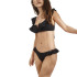 Top bikini Ysabel Mora Volante Copa C Negro
