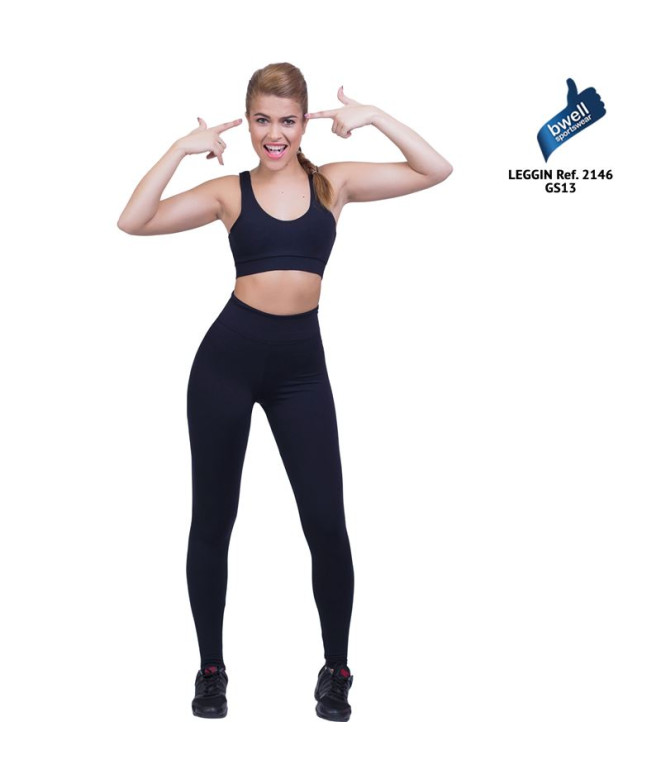 Mallas de tiro alto Happy Dance Mujer Bk