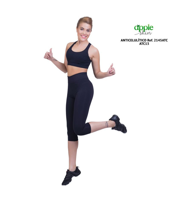 Mallas piratas Happy Dance tiro alto Mujer Bk